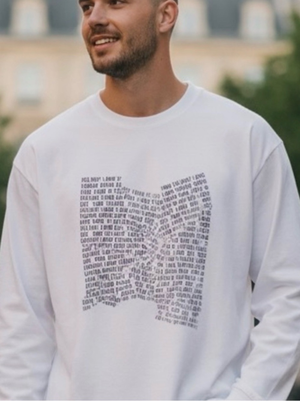 helmut lang men long sleeve top xxl cotton